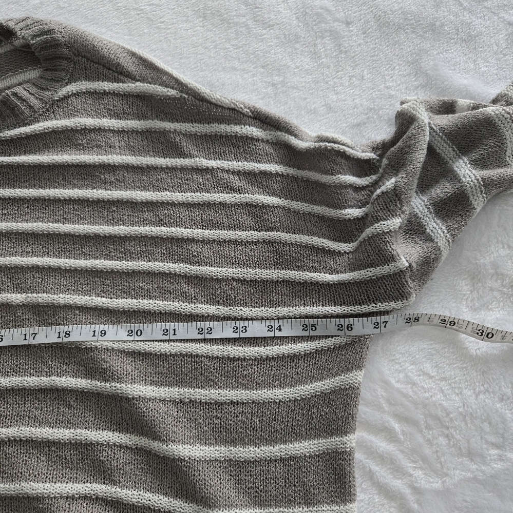 SO Sweater Women's Soft Acrylic Long Sleeve Striped XL - Picture 7 of 8